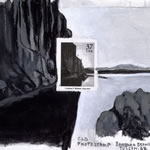 collage with postage stamps